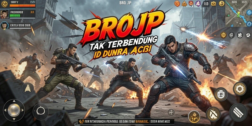 Tampilan gameplay BROJP yang penuh aksi dan pertarungan menegangkan.