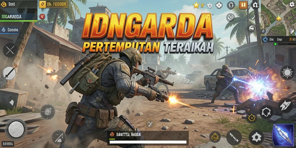 Tampilan menarik dari gameplay IDNGARUDA yang mendebarkan.