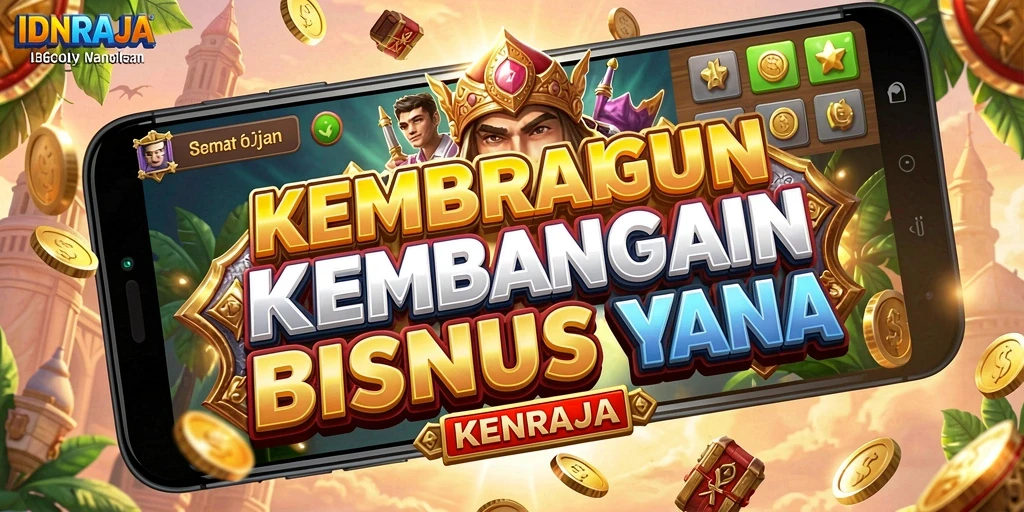 Tampilan gameplay menarik dalam IDNRAJA dengan elemen Tycoon.