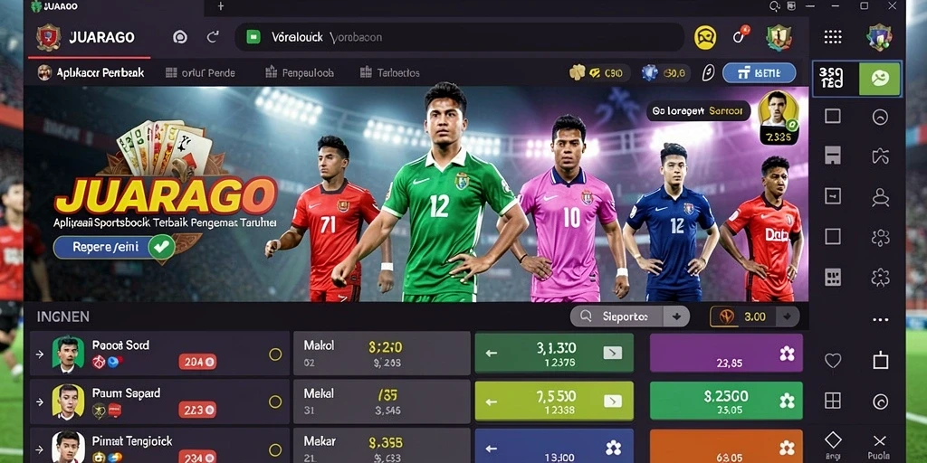 Tampilan gameplay JUARAGO yang menarik dan interaktif.