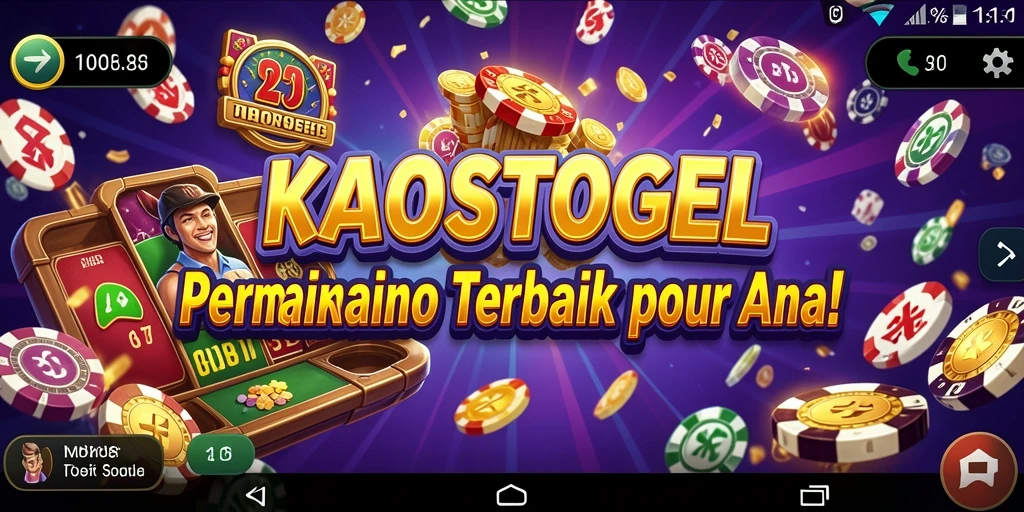 Tampilan gameplay menarik dari KAOSTOGEL yang mengasyikkan.