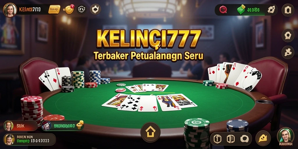 Screenshot KELINCI777 menampilkan pengalaman bermain Poker yang mendebarkan.
