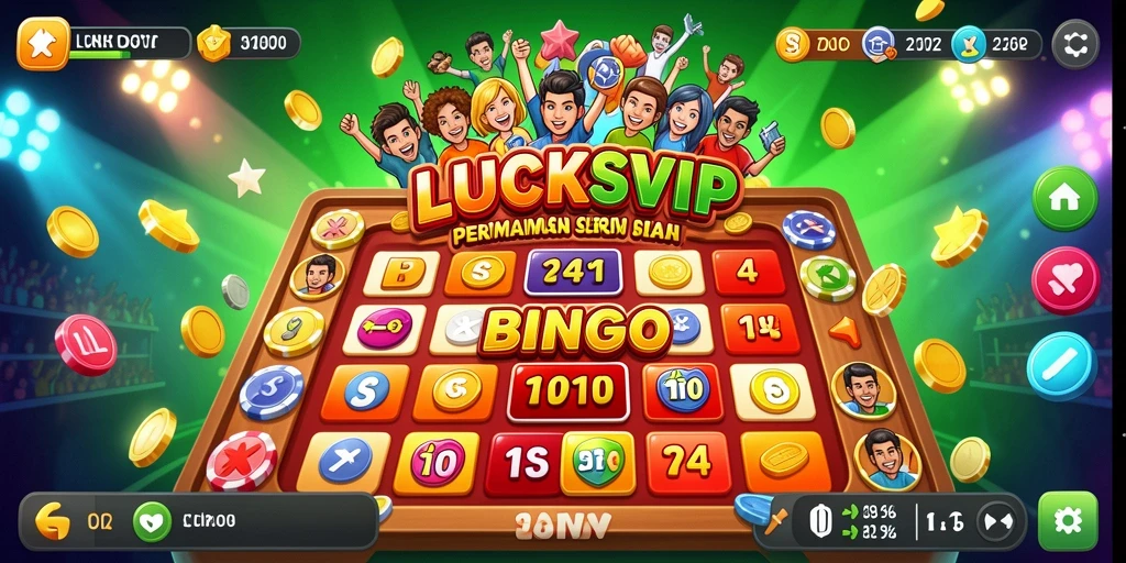 Tampilan gameplay seru di LUCKSVIP dengan kartu Bingo yang menegangkan.