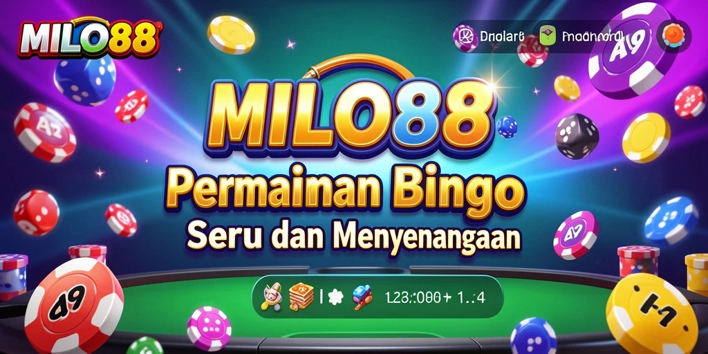 Tampilan gameplay seru dalam aplikasi Bingo MILO88.