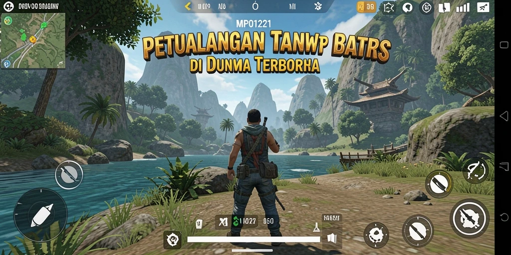 Tampilan gameplay MPO1221 yang menakjubkan di dunia terbuka.