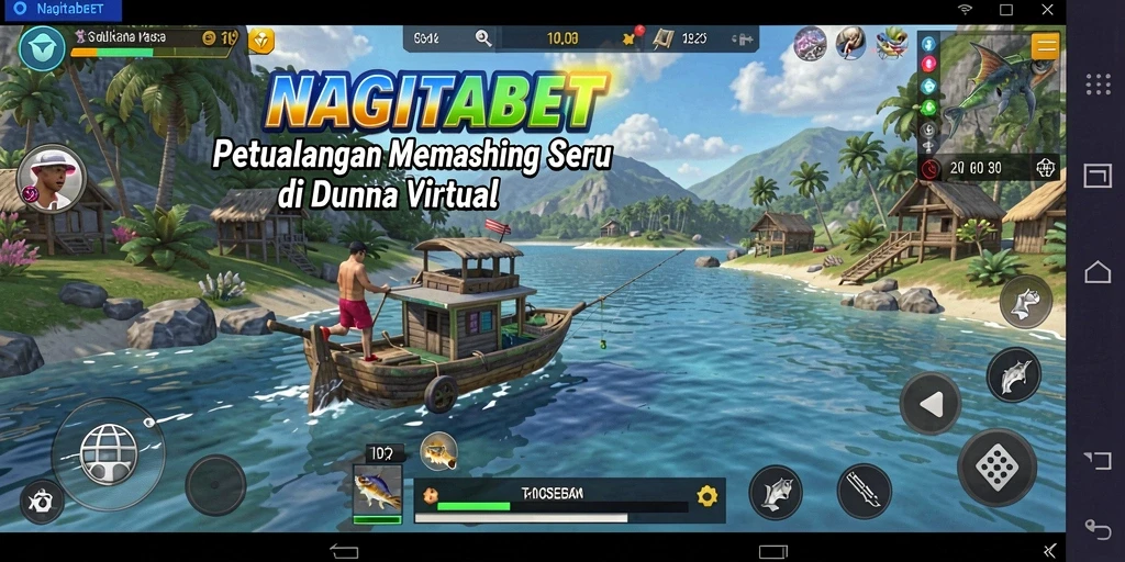 Tampilan gameplay menarik dari <strong>NAGITABET</strong> yang penuh aksi memancing.