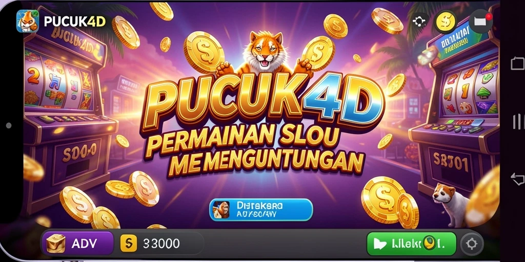 Tampilan menarik gameplay Slot PUCUK4D dengan grafis modern.