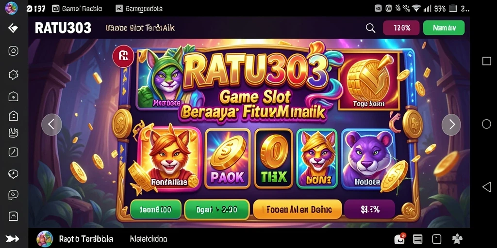 Tampilan gameplay Slot yang menarik di RATU303 dengan grafis menawan.