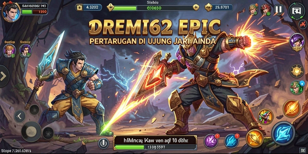 Tangkapan layar dari permainan Fighting yang menegangkan dan seru.
