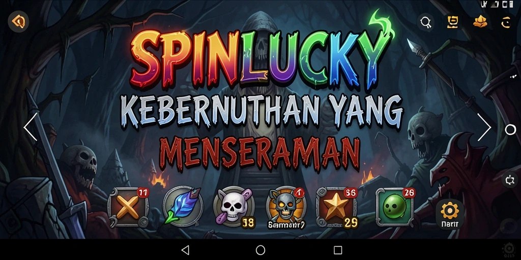 Gameplay yang mencekam dalam dunia Horror SPINLUCKY.