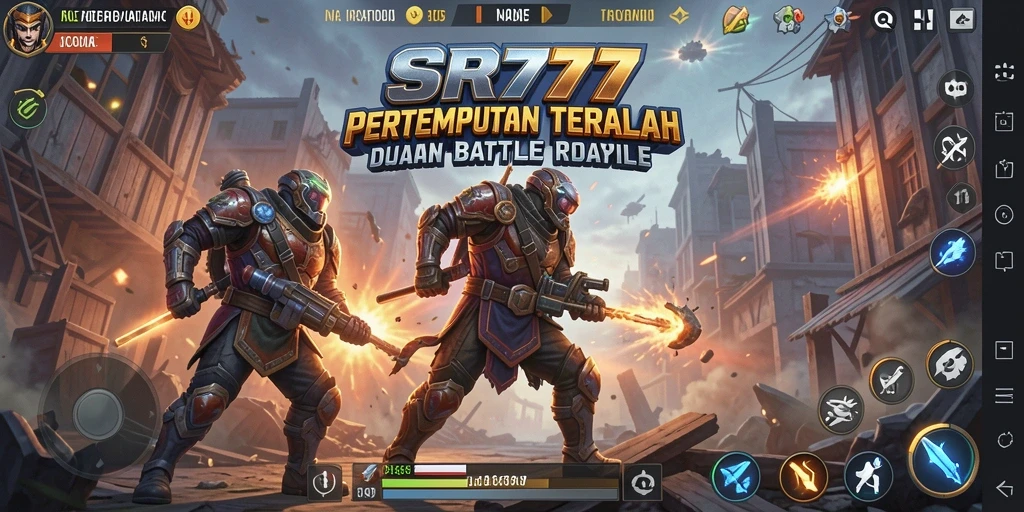 Screenshot gameplay SR777 menampilkan aksi pertarungan yang mendebarkan.