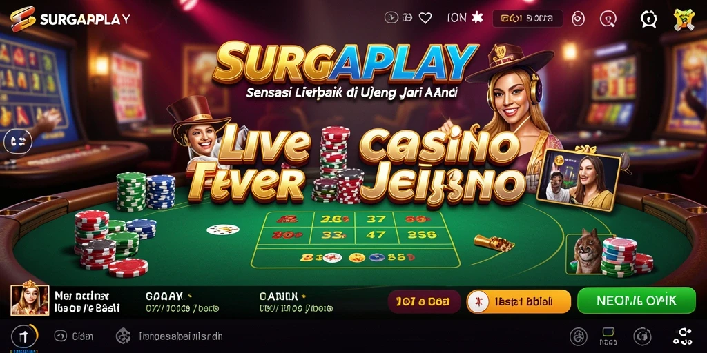 Tampilan gameplay SURGAPLAY yang mendebarkan dan interaktif.