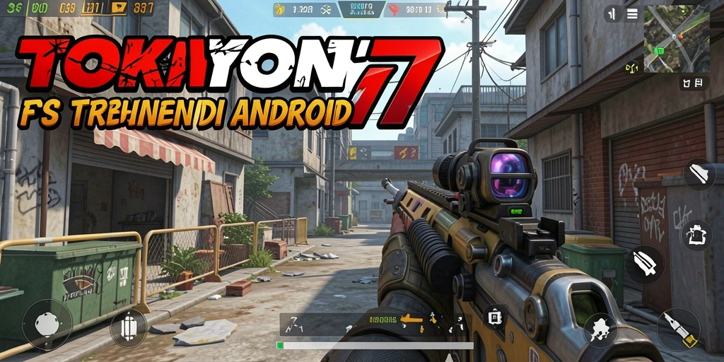 Tampilan gameplay TOKYO77 yang intens dan mendebarkan.