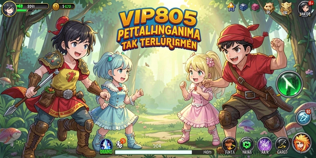 Gambaran gameplay dari VIP805 yang menarik dan penuh warna.